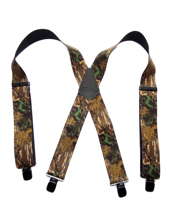 Suspender Outdoorsmen Camouflage Suspenders Patented
