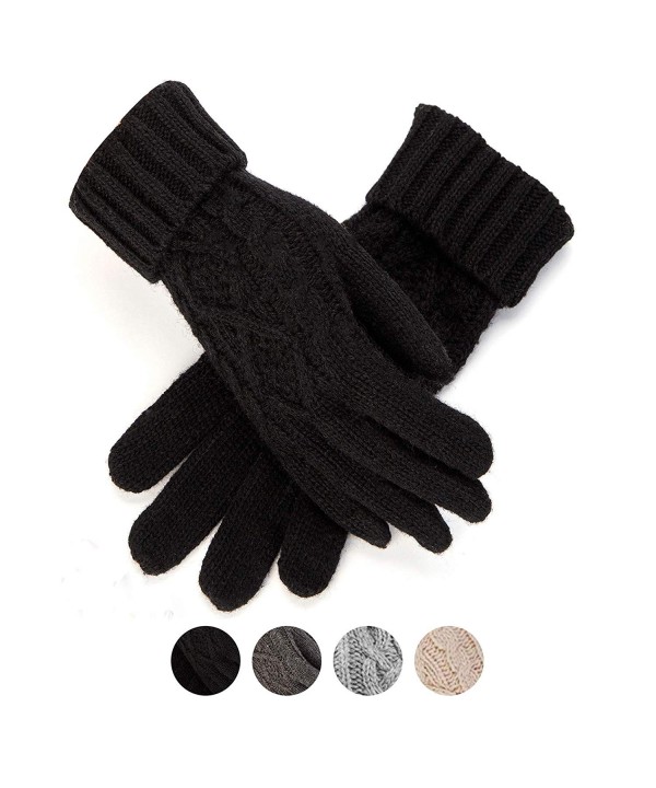 Womens Winter Knitted Gloves Weather