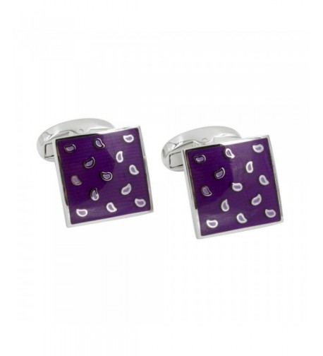 Purple Cufflinks Warranty Included Premium