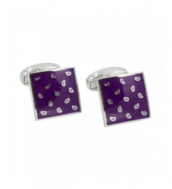 Purple Cufflinks Warranty Included Premium