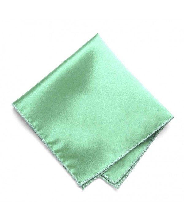 TieMart Seafoam Solid Pocket Square