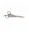 Barber scissors rhodium plated fashion
