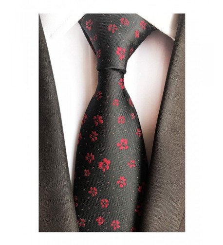 Black Woven Business Designer Neckties