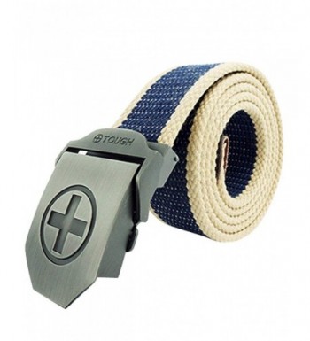 Adjustable Stainless Military Waistband Blue