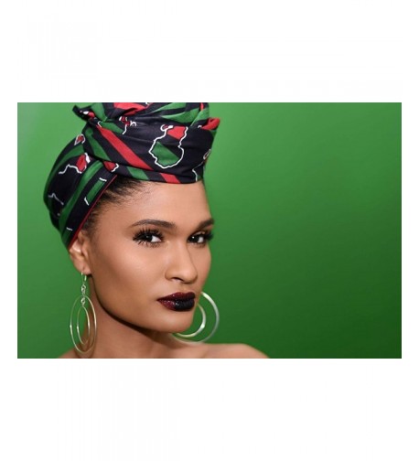 African Royale Black White Headwrap