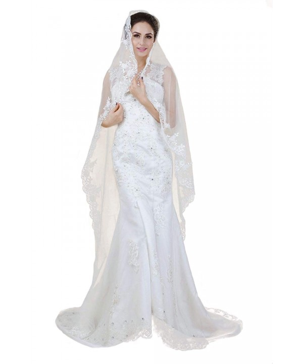Aukmla Womens Cathedral Bridal Veils