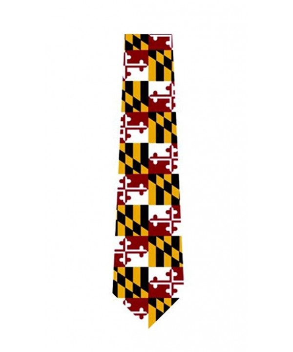 Maryland Flag Polyster Neck Tie