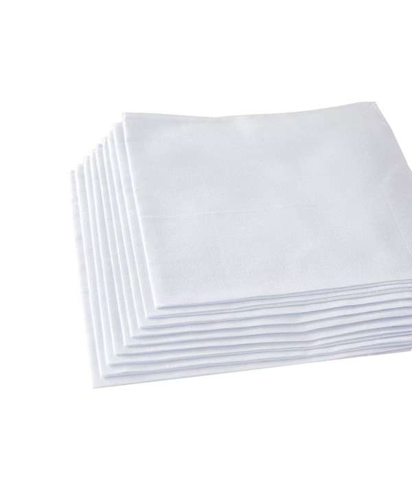 Handkerchiefs Cotton White Hankie Pieces