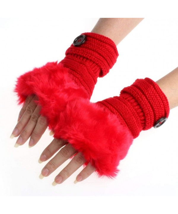 DZT1968 1PCWomen Winter Fingerless Mittens