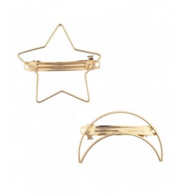 Lux Accessories Goldtone Moon Cutout