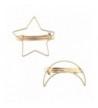 Lux Accessories Goldtone Moon Cutout