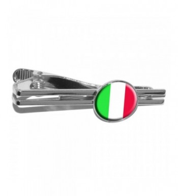 Italy Italian Flag Round Clasp