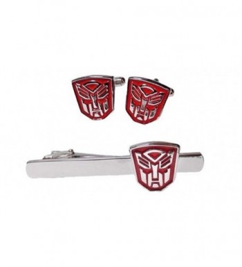 Transformers Autobots Logo Silvertone Cufflinks