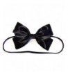 Black Shiny Ribbon Wonderland Headband