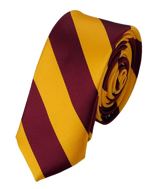 NYFASHION101 Skinny College Stripe Burgundy NYFASHION101 Skinny College Stripe Burgundy