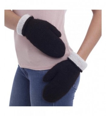 NOVICA Reversible Mittens Striking Contrast