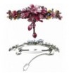 Crystal Barrette Hanging Ornament YY86010 3rose