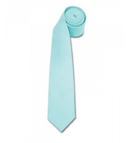 boxed gifts Polyester Slim Tie Turquoise