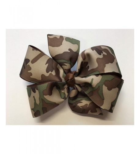 Girls Brown Camouflage Accessory Barrette