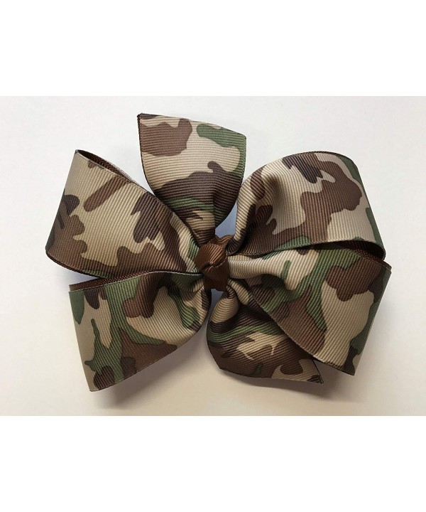 Girls Brown Camouflage Accessory Barrette