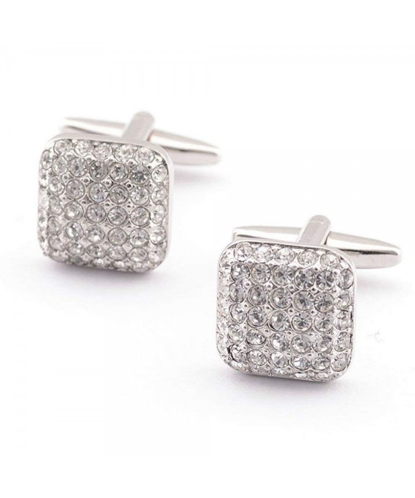 Geminis Fashion Jewelry Rhinestone Cufflinks