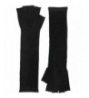Black Knit Fingerless Gloves Warmers