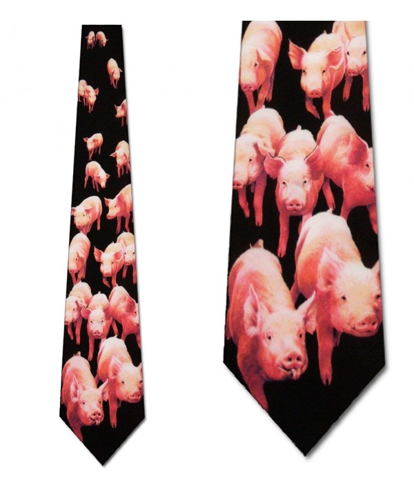 Herd Pigs Tie Mens Necktie