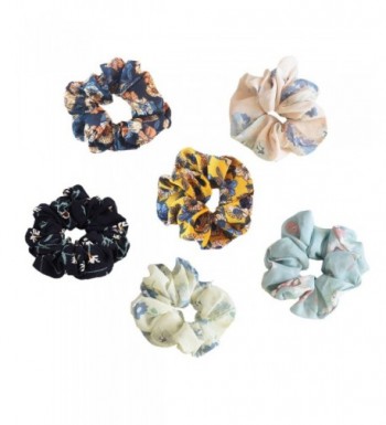 Flower Chiffon Scrunchies Scrunchy Ponytail