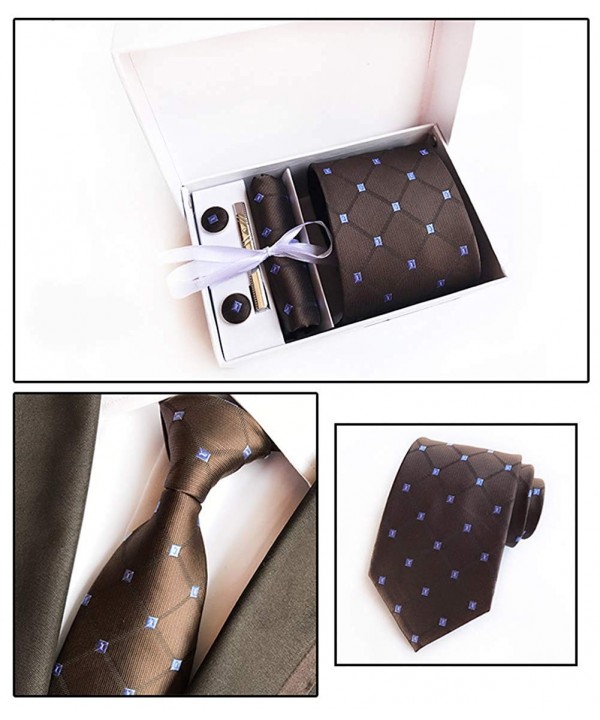 Business Casual Necktie Cufflinks Pocket