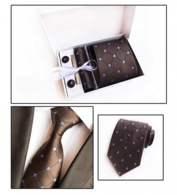 Business Casual Necktie Cufflinks Pocket
