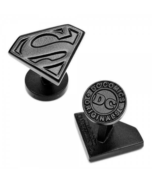 Black Satin Comics Superman Cufflinks