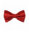 Red Solid Color Pre Tied Bow