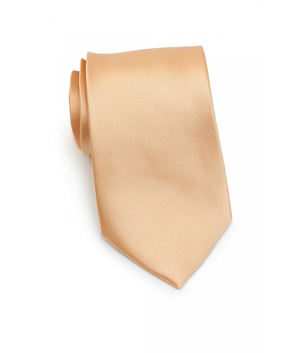 Bows N Ties Necktie Solid Orange Inches