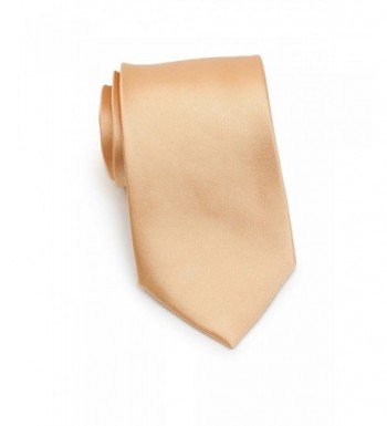 Bows N Ties Necktie Solid Orange Inches