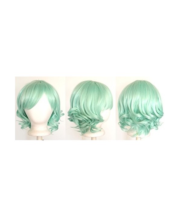 Hana Mint Green Short Wavy