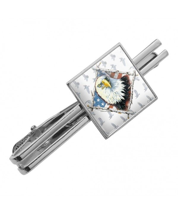 Patriotic Diamond American Square Silver