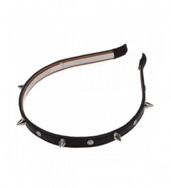 SODIAL Fashion Leather Headband Studded