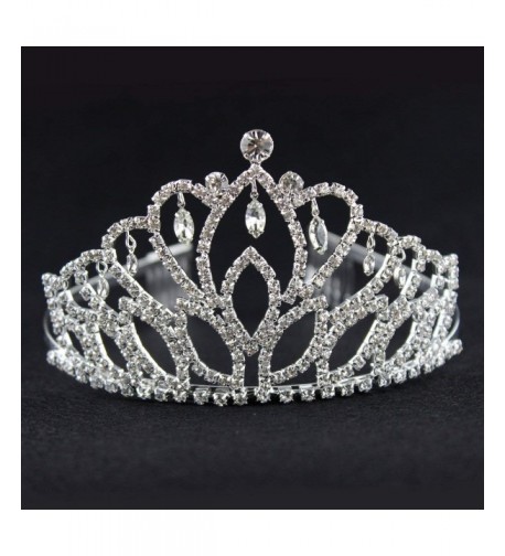 Elegant Tiara Crystal Hair Crown