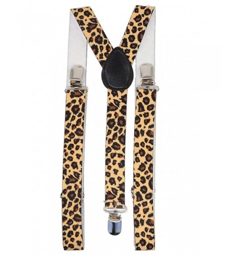 AJ Accessories Youth Leopard Suspenders