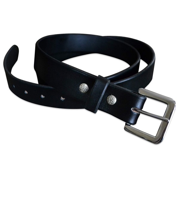 Forest Hill Black Leather Belt