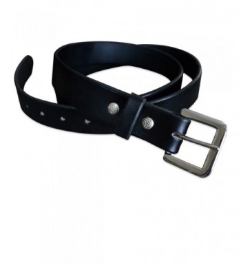 Forest Hill Black Leather Belt