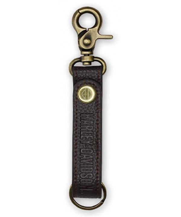 Harley Davidson Embossed Leather Keychain KY51668