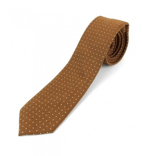 Cotton Skinny Necktie Color Pattern
