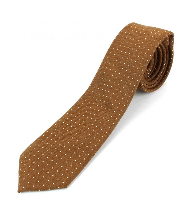 Cotton Skinny Necktie Color Pattern