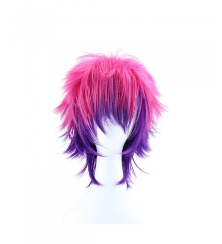 ColorGround Straight Purple Synthetic Cosplay