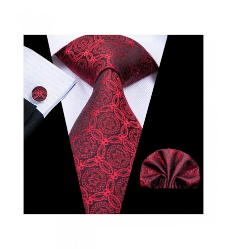 Hi Tie Mens Wedding Handkerchief Cufflinks