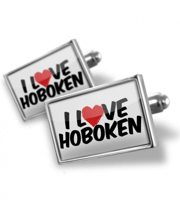 NEONBLOND Cufflinks I Love Hoboken