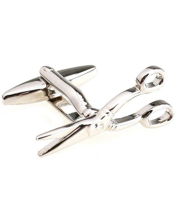 MRCUFF Scissors Cufflinks Presentation Polishing