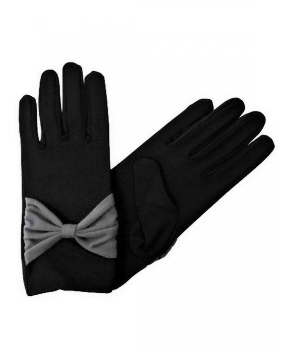 Black Wrist Length Gloves Accent Black Wrist Length Gloves Accent