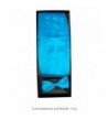 Mens Turquoise Solid Polyester Cummerband